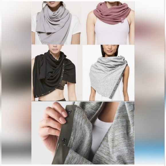 LULULEMON Vinyasa Snap Button Scarf - Picture 2 of 5